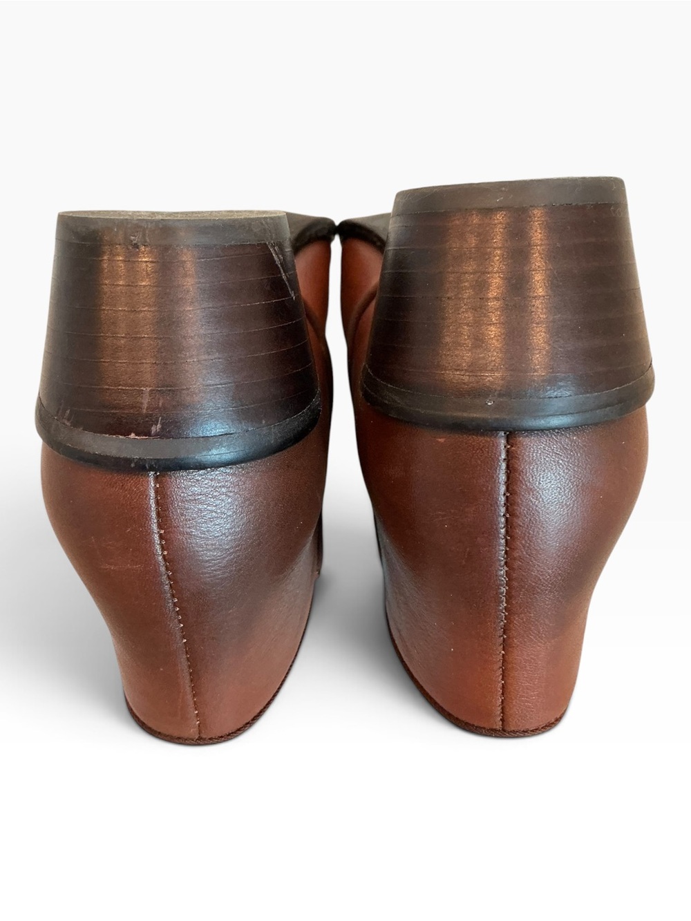 Vionic Jolene Brown Leather Ankle Boots Booties Orthotic Friendly Size 7.5 - Picture 8 of 14